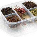 VENSWISE Plastic Grocery Container  – 450 ml(Transparent)
