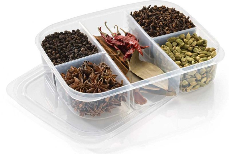 VENSWISE Plastic Grocery Container – 450 ml(Transparent)