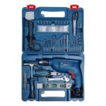 BOSCH GSB 600 Impact Drill Machine for Home & Professional Use, 100Pcs Accessory Kit | 600W Motor | 13mm Chuck | 3000 RPM | 48000 BPM | Variable Speed | 1 Year Warranty