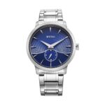 Titan Regalia Opulent Quartz Analog Gradient Blue Dial Silver Stainless Steel Strap Watch for Men – NT1828SM02