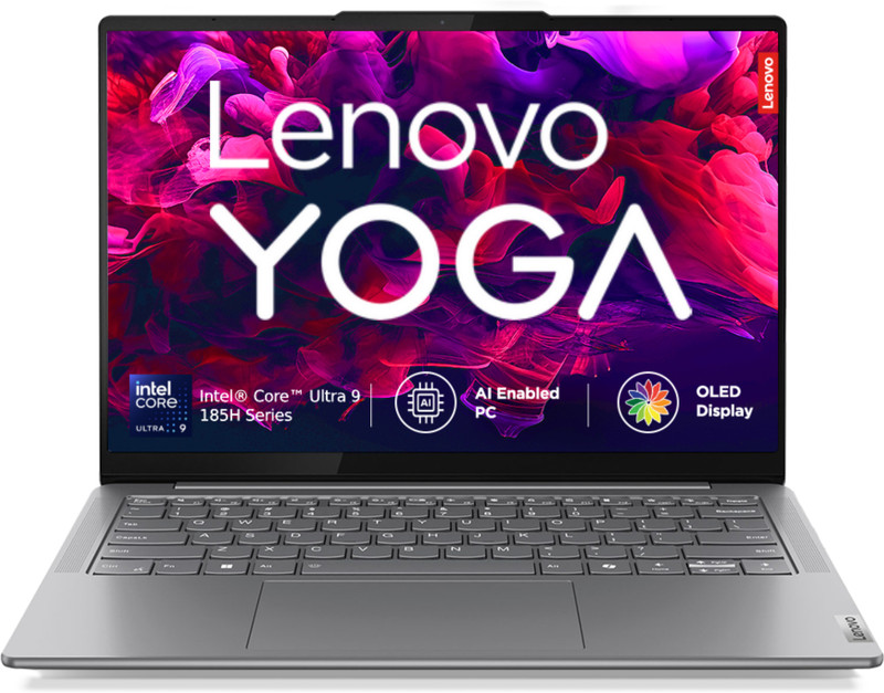 Lenovo Yoga Slim 7 WUXGA OLED with 1Yr ADP Intel Core Ultra 9 185H – (32 GB/1 TB SSD/Windows 11 Home) Yoga Slim 7 14IMH9 Thin and Light Laptop(14 inch, Luna Grey, 1.39 Kg, With MS Office)