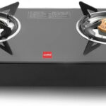 CELLO Trion 2 Burner Glass Manual Gas Stove(2 Burners)