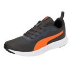 Puma mens Snatch V2 Dark Shadow-Vibrant Orange-White Sneaker – 7 UK (39178302)