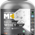 MUSCLEBLAZE Biozyme Performance Whey Protein Powder, 25g Protein Per Scoop Whey Protein(2 kg, Chocolate Hazelnut)