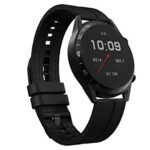 Corseca Fittex Pro Bluetooth Smart Watch- Black (1 Week Battery Life_Compatible with Android 5.1 iOS 10.0_Wireless_IP68), Large (DMW6096)