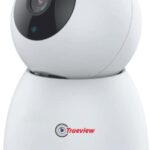 Trueview 3MP WiFi Robot Security Camera | 360° Pan Tilt | All-Time Color Night Vision | AI Auto Tracking & 2-Way Audio | Alexa Compatible | Supports 256GB Memory Card | STQC Certified for Privacy