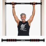 Lifelong Pull Up Bar for Home Kids| Adjustable 62–100 cm Doorway PullUp Bar For Home Gym Equipment |No Screw Pull Up Bar Door Mounted |100kg Capacity, Anti-Slip Lock, Foam Grip Handles |Gym Equipment for Home Workout