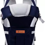Cutieful High Quality Bag with Strong Belt 4 in 1 Position Baby Carrier(Nevi Blue, Front carry facing out)