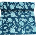 Fashionmart 2 Meter Hand Block Indian Cotton Unstitched Jaipuri Handmade Digital Printed Fabric Material for Women Kurta/Blouse/Palazzos/Piece Material for Women’s (Green Jal)