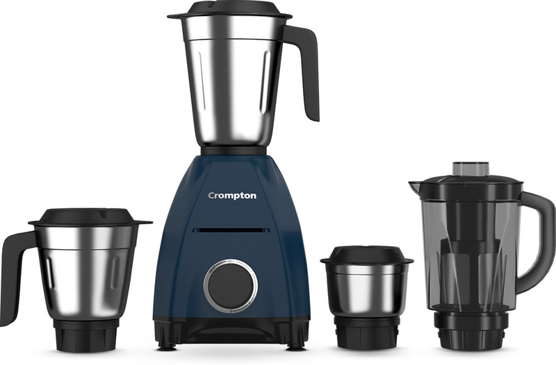 Crompton DX 750 W 750 W Juicer Mixer Grinder(ACGM-DX750W 4J | 4 Jars | Blue & Black)
