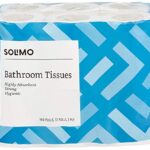 Amazon Brand – Solimo 3 Ply Toilet Paper Roll | 1920 Pulls | 160 Pulls X 12 Rolls | Soft And Highly Absorbent | 100% Natural Virgin Cellulose Fiber