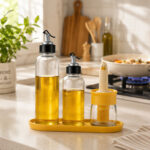 OTIZ 1000 ml Cooking Oil Dispenser Set(Pack of 3)