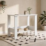 Green Soul Indus Study Table| π¨π²-π₯π’πͺπ© Complaint Engineered Wood| Compact Design|Hidden Book Shelf|Computer Table for Home PC|Writing Desk for Adults & Students | 90cm Wide|1 Yr Warranty – White