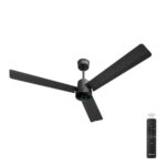 Bajaj Classico Sleek Neo 5S 1200MM BLDC Ceiling Fan with Remote|LED speed indicator|BEE 5 Star Rated Energy Efficient|Power Saving|Sleek Compact Design|High Air Delivery|2Yr Warranty|Smoke Black