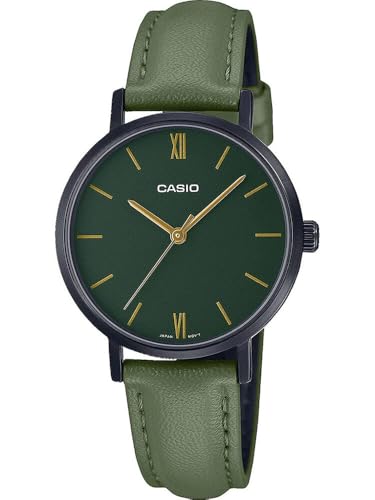 Casio Enticer Ladies Analog Green Dial Women LTP-VT02BL-3AUDF (A2002)