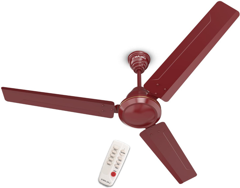 BAJAJ Frore Turbo with 2 Year Warranty BLDC Motor 1200 mm Ceiling Fan(5 Star | red walnut | Pack of 1)