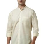 Van Heusen_Mens__Shirt_(VHSFFCUBO47723_Light Yellow_42)