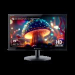 ZEBRONICS 46.99 cm (19 inch) HD LED Backlit TN Panel HDMI, VGA Input, HD 1366 x 768, 16.7M Colors, Glossy Panel, Slim Design, Wall Mountable Monitor (ZEB-V19HD LED)(Response Time: 8 ms, 60 Hz Refresh Rate)