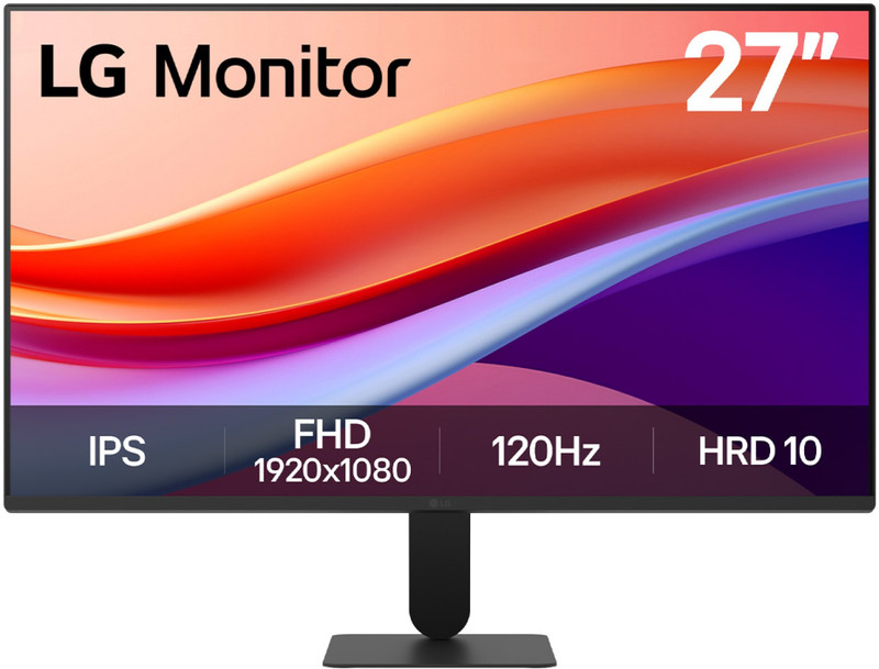 LG 68.58 cm (27 inch) Full HD IPS Panel Monitor (27U411A-BD)(Dynamic Action Sync, Response Time: 1 ms, 120 Hz Refresh Rate)