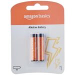 Amazon Basics AAA Alkaline Batteries (Pack of 2), 1.5V, Long Lasting, Leak-Proof, AAA Batteries for Remote Controls, Toys, Clocks, Flashlights & Household Devices