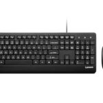 Lenovo 110 Keyboard & Mouse Wired Combo| Waterproof Exoskeleton | Splash Proof Keys| 1600 DPI Full Size Mouse | Non-Slip Scroll Wheel| One-touch Co-pilot key| Adjustable Keyboard Stand | 3 Yr Warranty