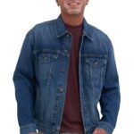 American Eagle Men Blue Denim Trucker Jacket