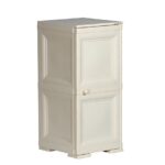 Cello Infiniti Mini 2 Storage Cabinet Plain (Cream )