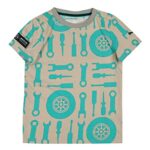 Puma Unisex-Kid MAPF1 Pre-School AOP Tee, Birch Tree, 92 (53849407)