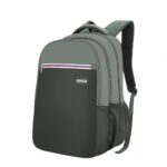 American Tourister Nexa Style 01 | 36L Backpack | Casual Bag | 3 Compartments | School & College Backpack for Men and Women | Olive | 1 Yr Global Warranty