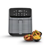 Cellecor Aurifry Digital Air Fryer 4.5L | 1500W | 360° Rapid Air Circulation | Up to 90% Less Oil | 8 Preset Modes | Touch Control & Digital Display | Non-Stick Basket | Auto Shut-Off | 2 Yrs Warranty