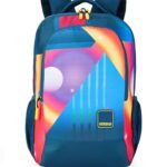 American Tourister Quad 3.0 Style 01 | 33.5L Backpack | School Bag | 3 Compartments | School & College Backpack for Girls and Boys | Spacious Interiors | Legion Blue | 1 Yr Global Warranty