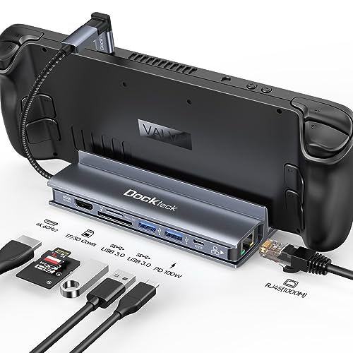 7-in-1 USB C PD Ethernet Hub Dongle with 4K 60Hz HDMI, Ethernet 100W PD