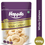Happilo 100% Natural Premium Whole Cashews(1 x 450 g)