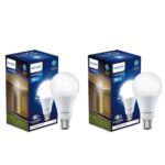 Philips Stellar Bright 16 Watt LED Bulb, Base B22,Cool Day Light, Pack of 2