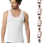 VIP Frenchie Oxy Round Neck Men’s Cotton Vest (Pack of 6-85Cm)