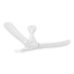 RR Signature New York Broadway Ceiling Fan | High Speed 350 RPM | Designer Ceiling Fan with 3 Curved Blades | Ceiling Fan For Home (Mirage White)