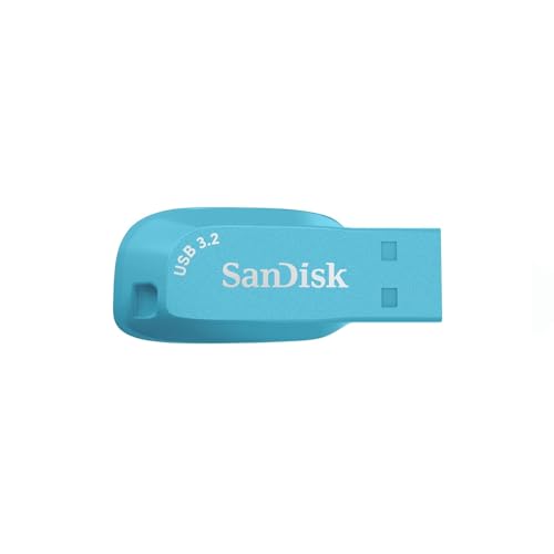 SANDISK Ultra Shift 512GB, USB 3.2 Gen 1, Flash Drive, 100MB/s R, Pendrive, Bachelor Button (SDCZ410-512G-I35BB)