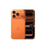 Apple iPhone 17 Pro 256 GB: 15.93 cm (6.3″) Display with Promotion up to 120Hz, A19 Pro Chip, Breakthrough Battery Life, Pro Fusion Camera System with Center Stage Front Camera; Cosmic Orange