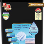 TCL 8 kg 5 Star with 10 Wash Program and Detergent Dispenser, Child Lock with Magic Filter Fully Automatic Top Load Washing Machine Black(TWA80-P104PB)