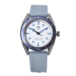 adidas Men Silicone Originals Analog Silver Dial Watch-Aofh22003, Band Color-Blue