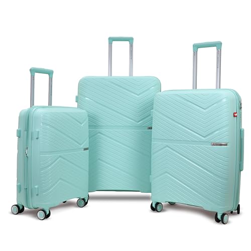 AMERICAN TRAVELLER Prime Set-3 Hard case Polypropylene Luggage Trolley Bag