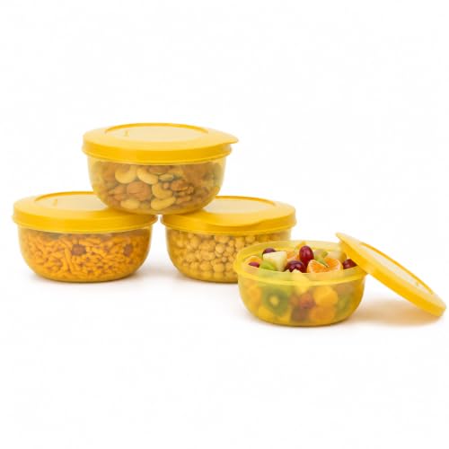 Cutting EDGE 1300ml Eco Storage Container & Organizer Set of 4 (Yellow)