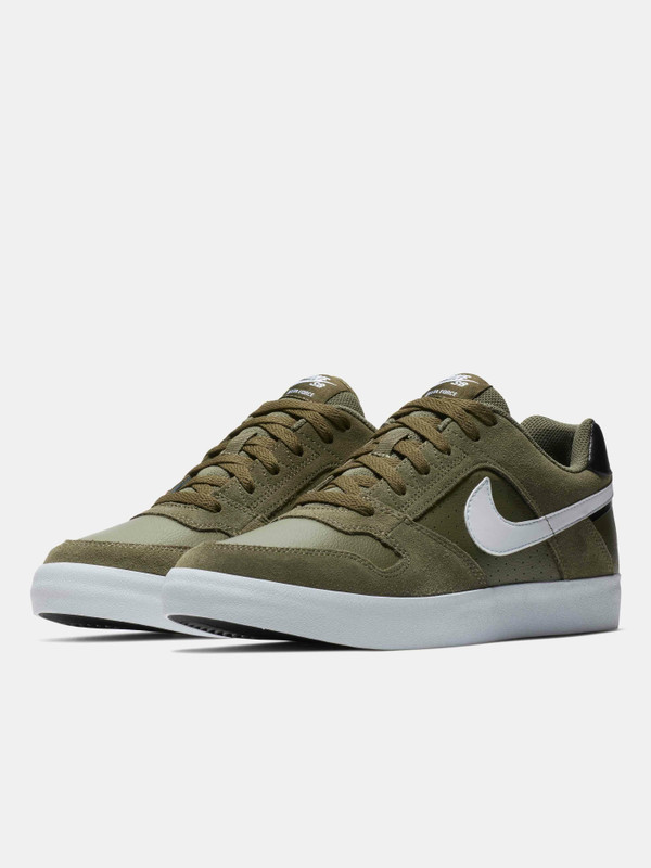 NIKE SB Delta Force Vulc Sneakers For Men(Green , 10)