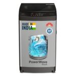 Bosch 8 kg 5 Star Fully Automatic Top Load Washing Machine,PowerWave Wash,Inbuilt Dual Lint Filter, Stainless Steel VarioDrum with 5 fin Pulsator, Flex Drain, Water Save,Dark Grey (WOE80AH0IN)