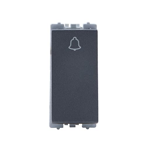 Wipro Northwest Nowa 6A Bell Push, Silver Grey (pack of 10)