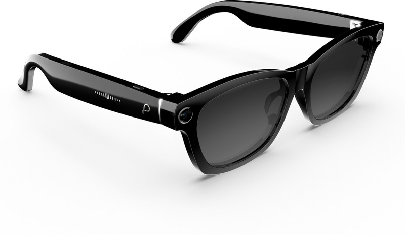 Pebble SeeQ Smart AI Glasses 8MP Ultra HD Camera, Touch Control, OpenWaveX TM(Stealth Black)