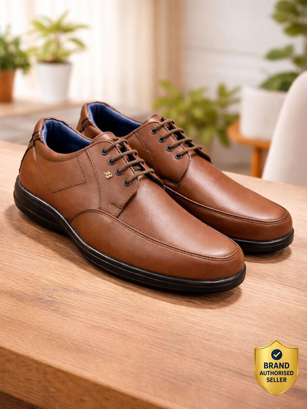 Bata Lace Up For Men(Brown , 6)