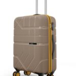 Safari Broadway 8 Wheels 65cm Medium Size Trolley Bag, Hard Case Polypropylene, 360 Degree Wheeling Checkin Luggage for Men & Women, Suitcase for Travel, Trolley Bags for Travel, Fossil