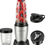 Electrofox Blendo+ 2 Jar Nutri Blender 750 W Juicer Mixer Grinder(Blendo+ 2 Jar | 2 Jars | Silver)