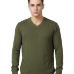 AWG ALL WEATHER GEAR Men’s Woolen V-Neck Full Sleeve Sweater